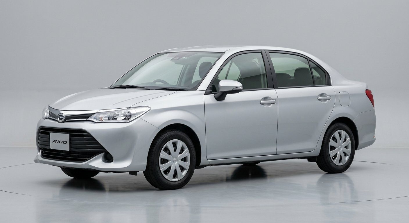 2018 Toyota Axio Silver sedan for rent and sale in Khulna